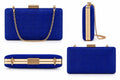 Pochette de soirée bleu royal
